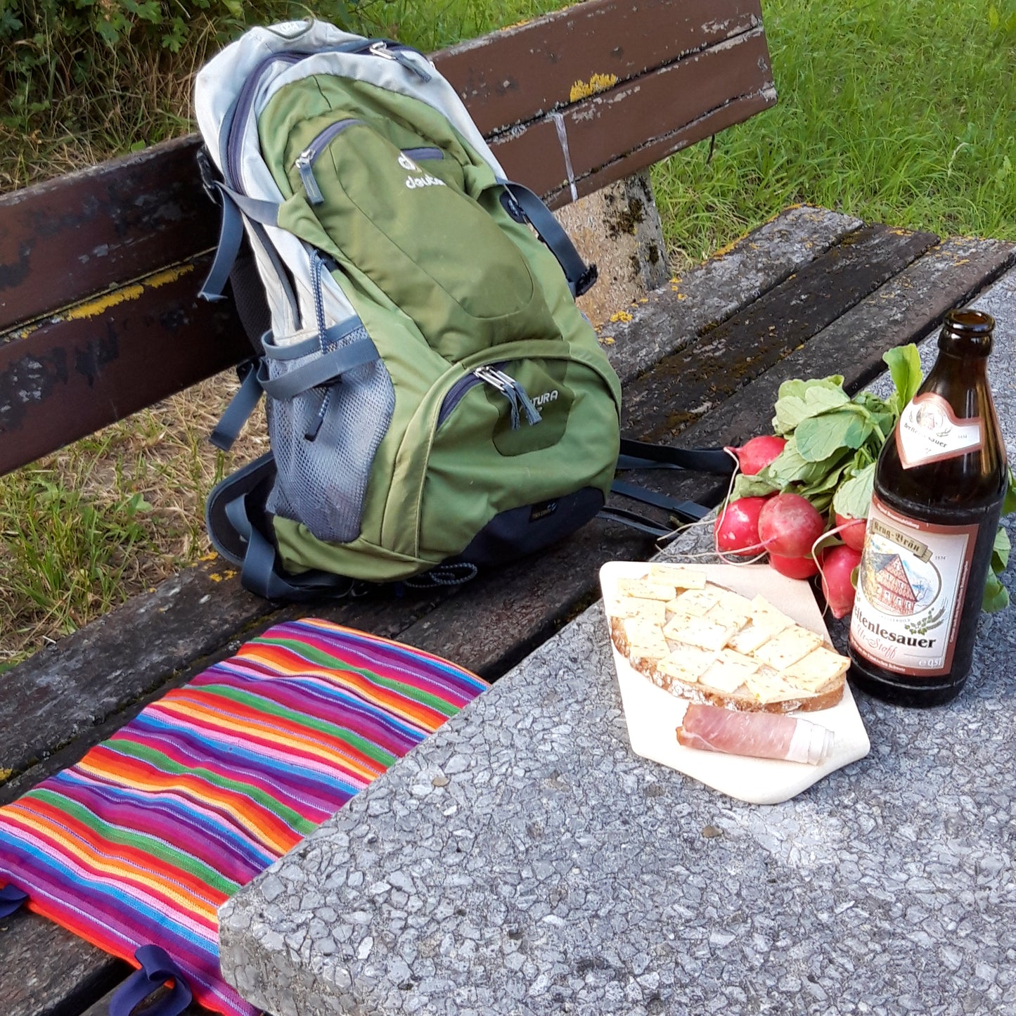 Wanderkissen "g'macht im Naturpark"