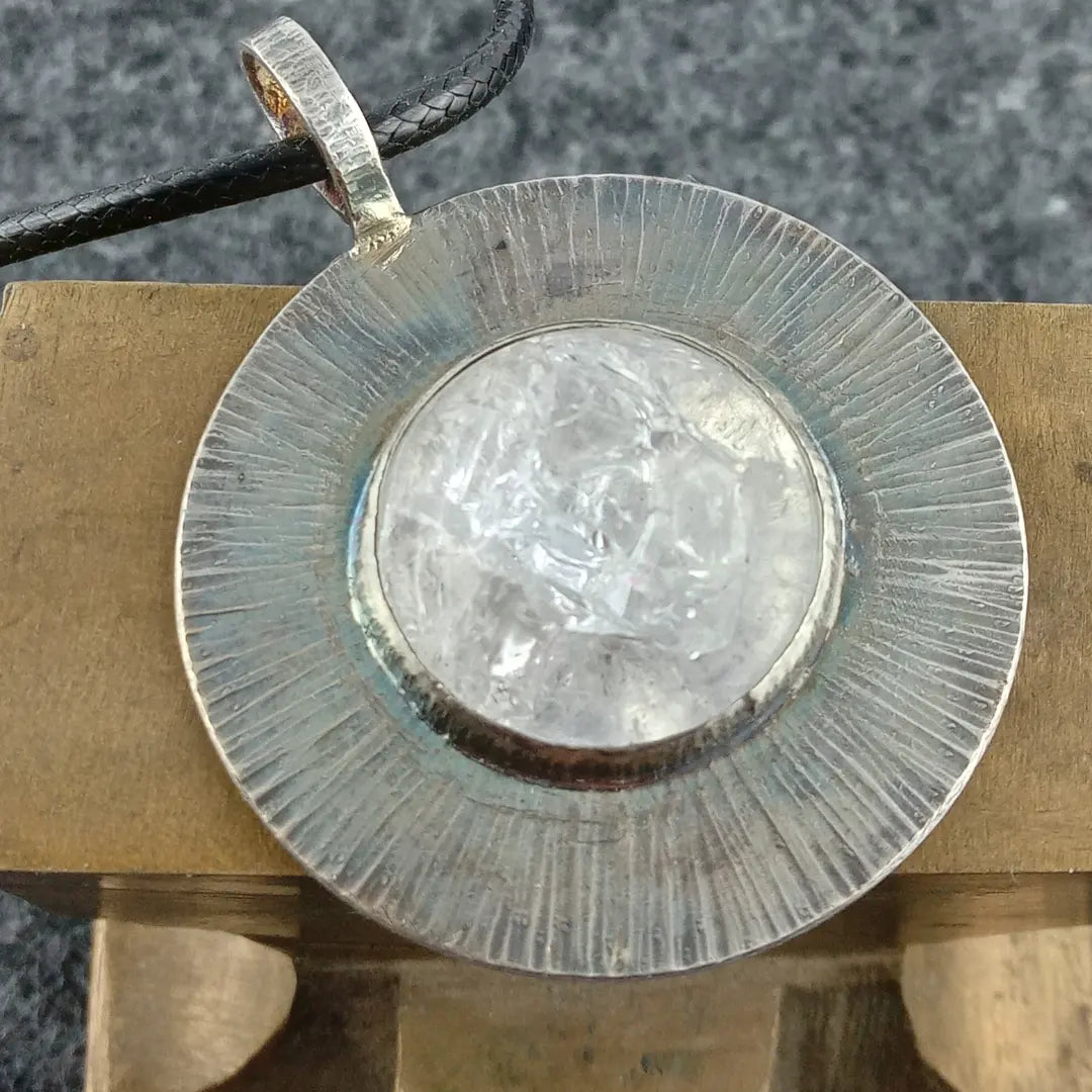 Anhänger mit Bergkristall (925er Silber)