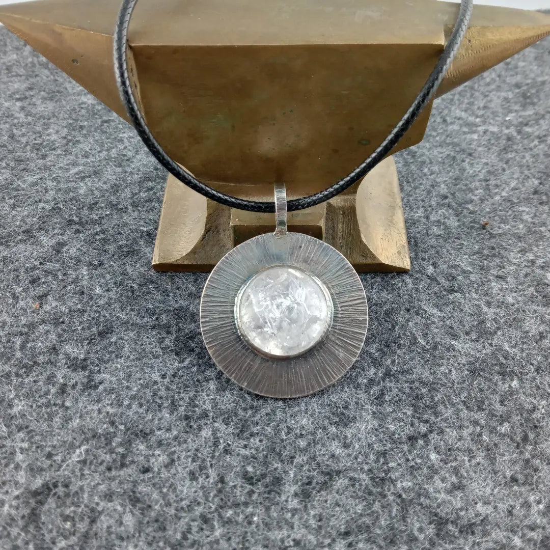 Anhänger mit Bergkristall (925er Silber)