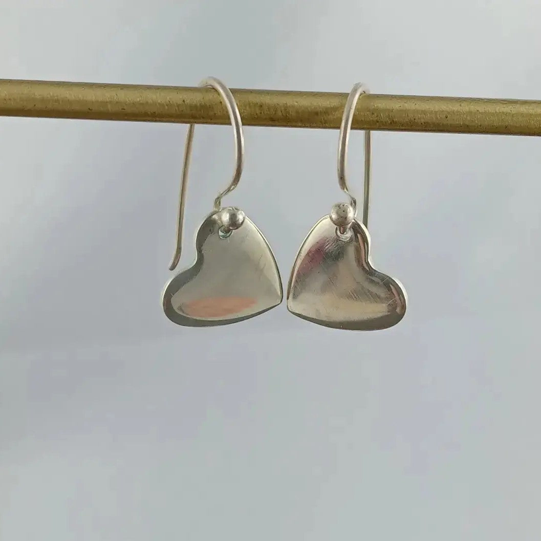 Ohrringe "Herz an Herz" (Silber 925er)